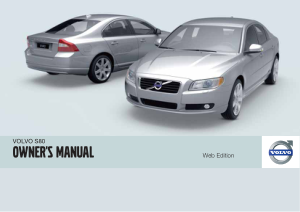 2010 Volvo S80 Owners Manual